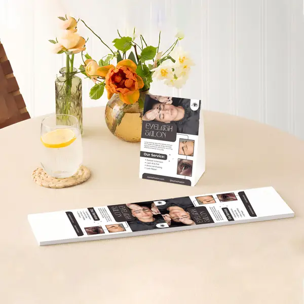 Self-Standing Table Tent Display