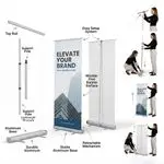 Custom retractable banner for retail store – indoor pull up banner printing