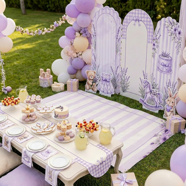 Lavender Dreams backdrop set optional add-ons