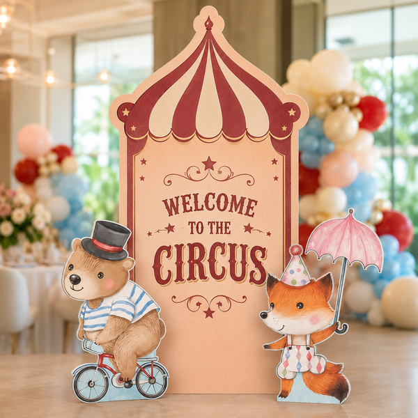 Welcome to the Circus Backdrop Set 1