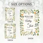Wildflower Wedding Welcome Sign 6