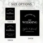 Modern Typography Wedding Sign 6