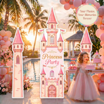 Princess Party Castle Backdrop Set 8