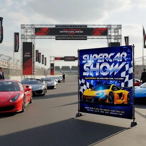 Event Backdrop Banner Display
