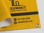 Custom mesh banner for construction fence – new residential development banner