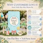 Welcome to the Party Beach Backdrop Set 5