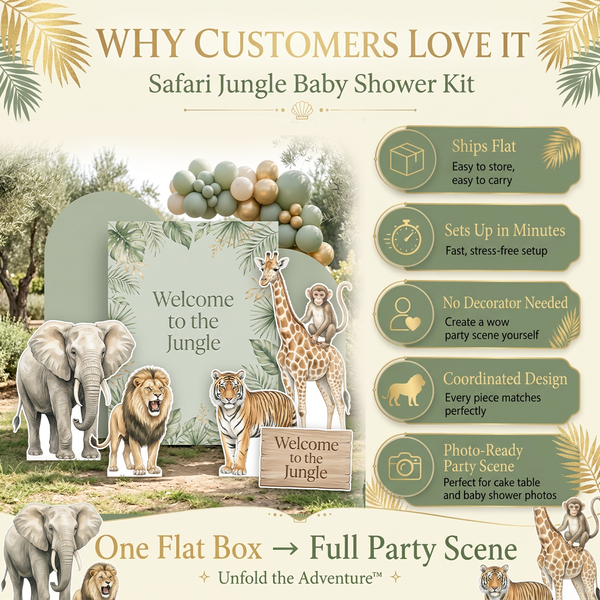 Welcome to the Jungle Backdrop Set 3
