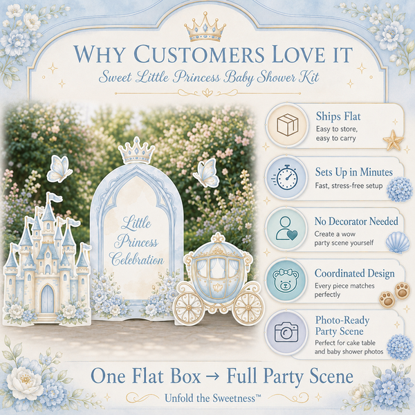 Little Princess Celebration Backdrop Set 6