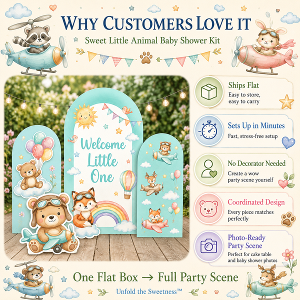 Welcome Little One Backdrop Set 9