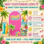 Beach Party Backdrop Set 5