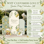 Garden Party Pear Backdrop Set 5