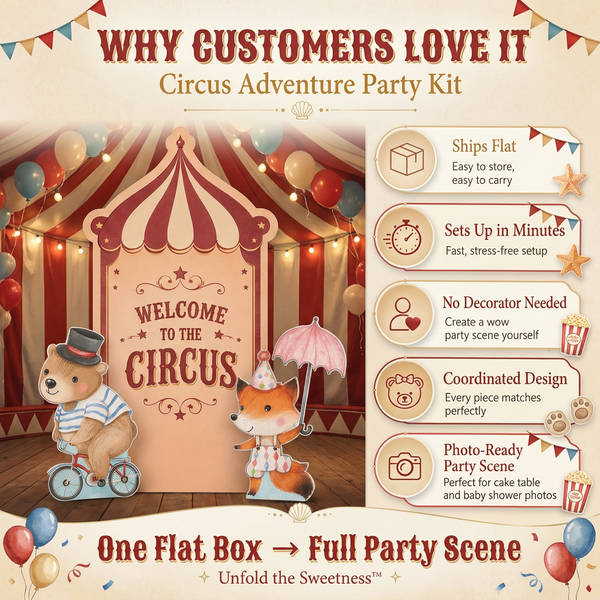 Welcome to the Circus Backdrop Set 4