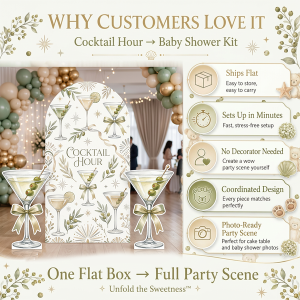 Cocktail Hour Backdrop Set 4