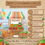 Farmers Market Backdrop Set 7