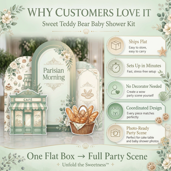 Parisian Morning Backdrop Set 5