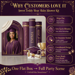 Personalized Graduation Backdrop Set 5