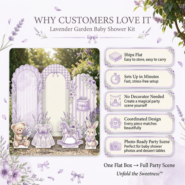Lavender Dreams Backdrop Set 8