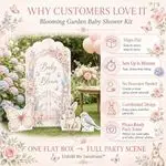Baby in Bloom Backdrop Set 3