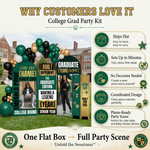 Personalized Graduation Backdrop Set with Photo 7
