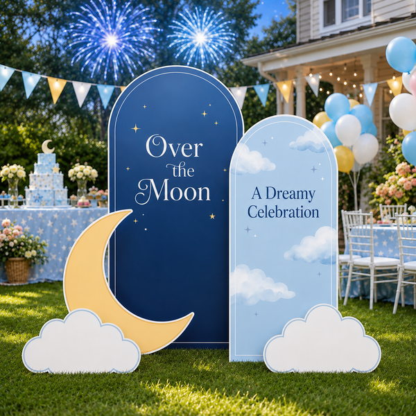 Over the Moon Backdrop Set 13