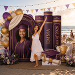 Personalized Graduation Backdrop Set 10