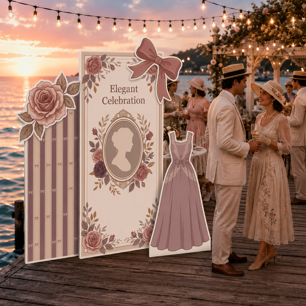 Elegant Celebration Backdrop Set