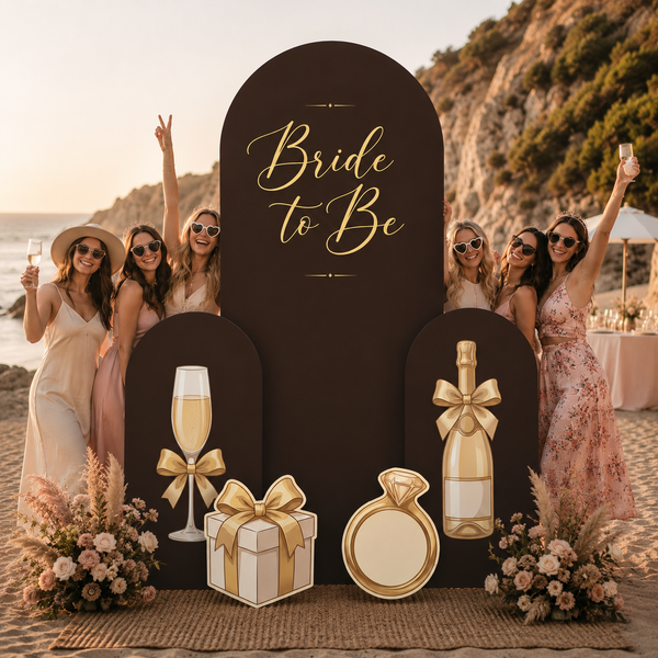 Bride to Be Bridal Shower Backdrop Set