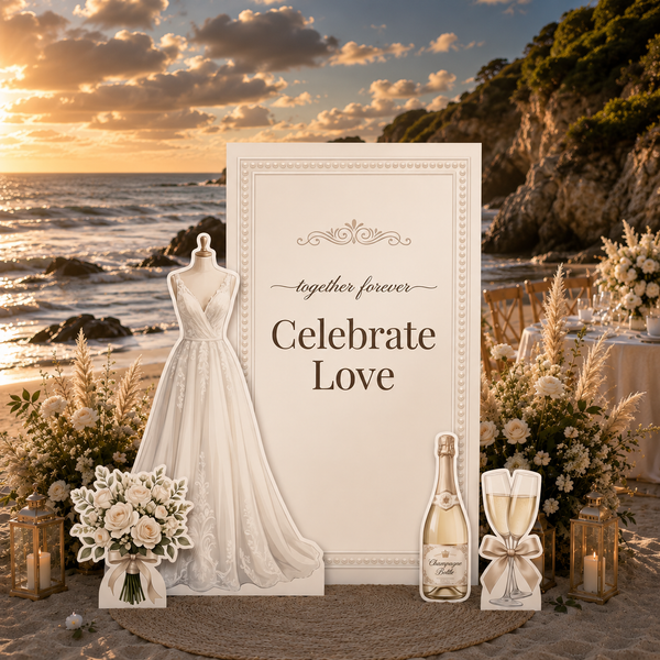 Celebrate Love Wedding Backdrop Set