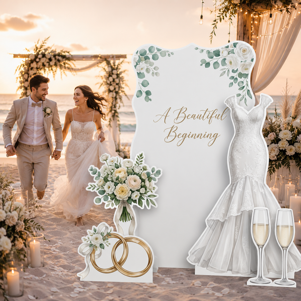 Beautiful Beginning Wedding Backdrop Set 9