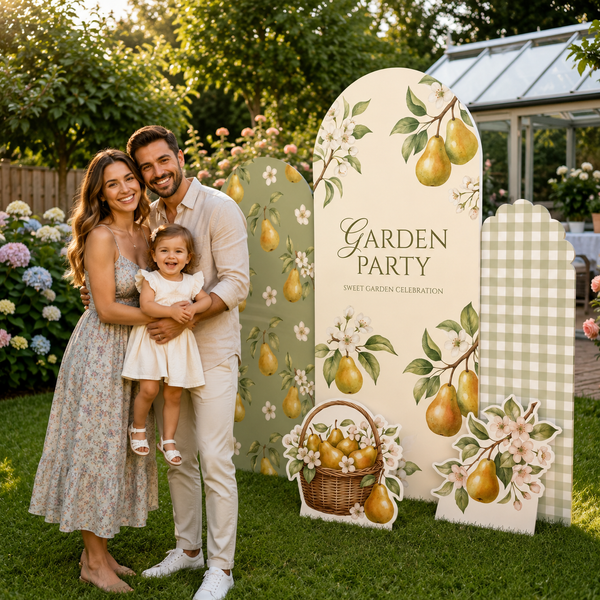 Garden Party Pear Backdrop Set 9