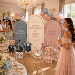Little Gentleman or Little Lady Gender Reveal Backdrop Set 11