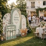 Parisian Morning Backdrop Set 10