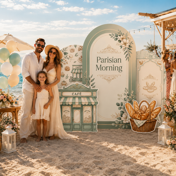 Parisian Morning Backdrop Set 9