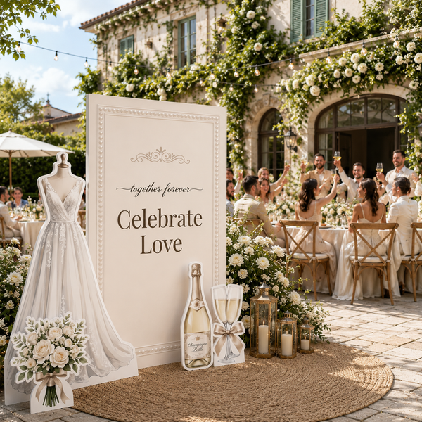 Celebrate Love Wedding Backdrop Set 11