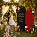 Forever Begins Wedding Backdrop Set 10