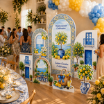 Mediterranean Lemon Garden Backdrop Set 10
