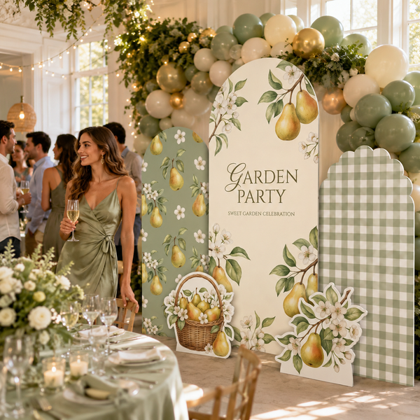 Garden Party Pear Backdrop Set 12