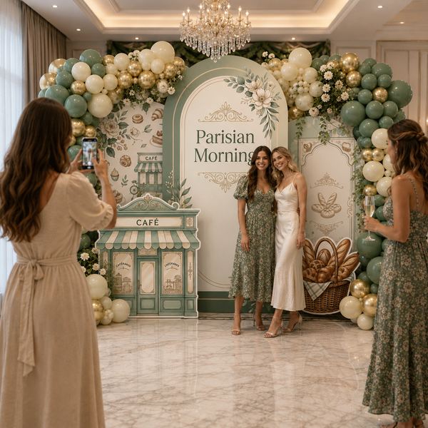 Parisian Morning Backdrop Set 11
