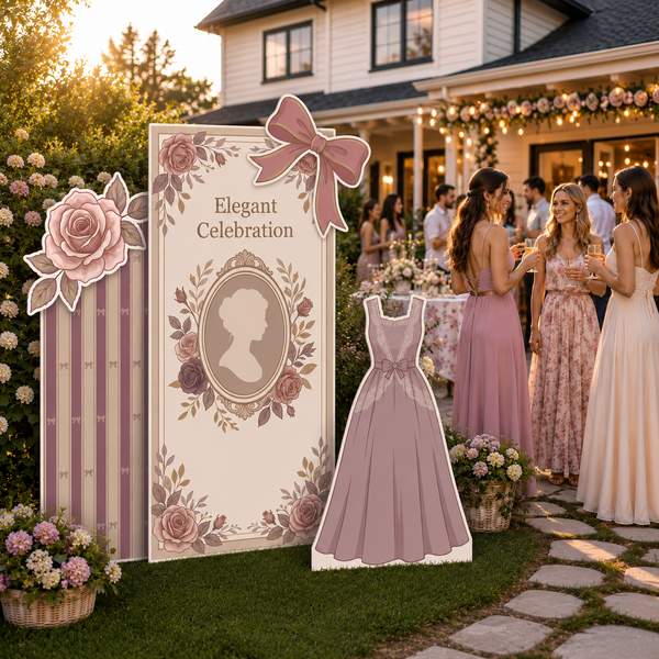 Elegant Celebration Backdrop Set