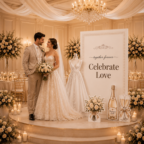 Celebrate Love Wedding Backdrop Set 9