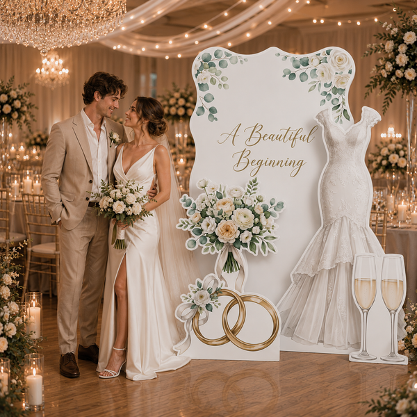 Beautiful Beginning Wedding Backdrop Set 11