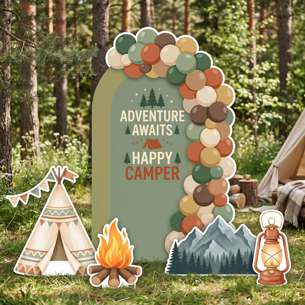 Happy Camper Backdrop Set 1