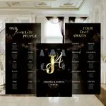 Rectangle Acrylic Seating Chart 2