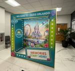 Custom 3D Magazine Booth 7.5 x 7.5 x 3 ft 5
