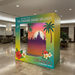 Custom 3D Magazine Booth 7.5 x 7.5 x 3 ft 2
