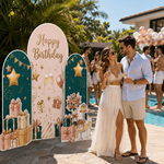 Happy Birthday Elegant Backdrop Set 11