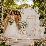 Beautiful Beginning Wedding Backdrop Set 8