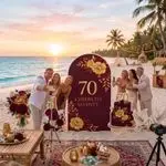 Cheers to Seventy 70th Birthday Backdrop Set 8