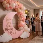 Love You to the Moon Backdrop Set 10