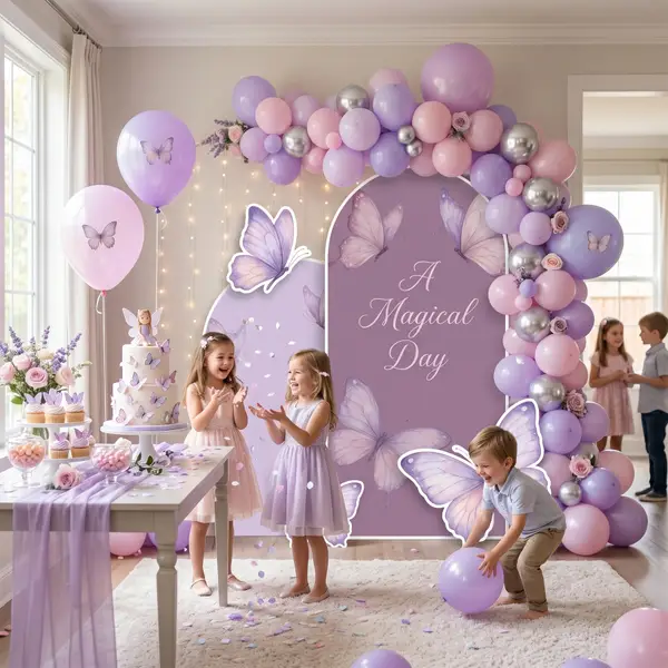 Magical Day Butterfly Backdrop Set 9